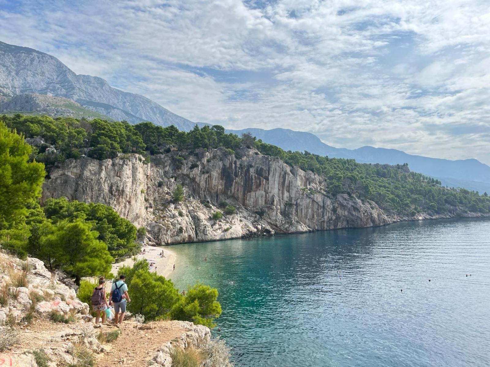 Uzelac Apartment With Pool Makarska Esterno foto